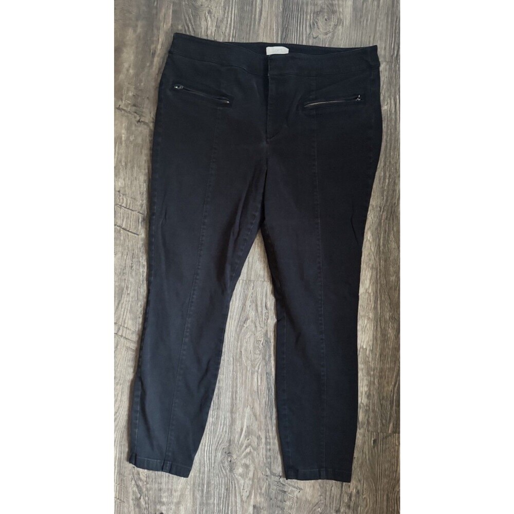 LOFT Outlet Women’s Modern Skinny Ankle, Women’s Size 12, Black